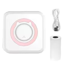 Taşınabilir Mini Bluetooth Yanlış Yazıcı Cep Telefonu Fotoğraf Başlığı Not Baskı Cep Öğrenci Hatası Etiket Yazıcısı